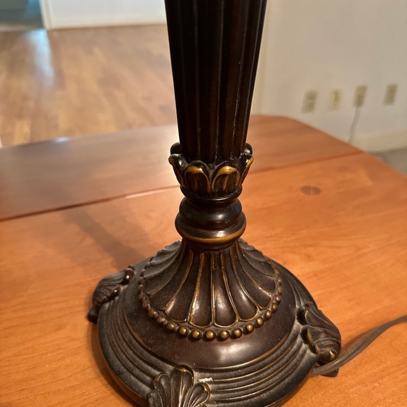 34” Elegant Tan Table Lamp (2 available) - Picture 3 of 4